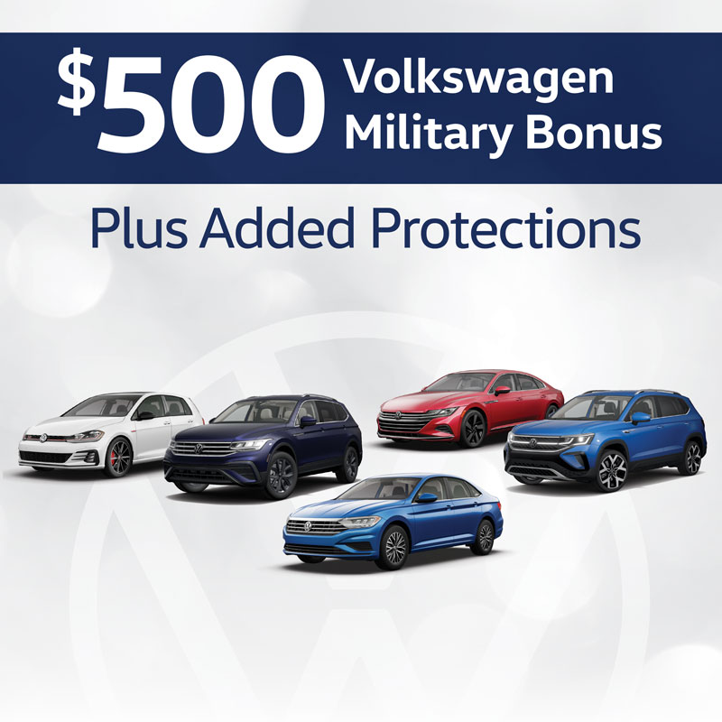 $500 VW Military Bonus