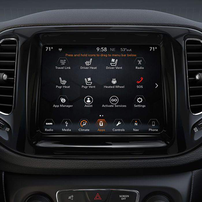 Uconnect. Uconnect 8.4 Wrangler. Jeep Compas монитор 9 дюймов. Uconnect с кар плей